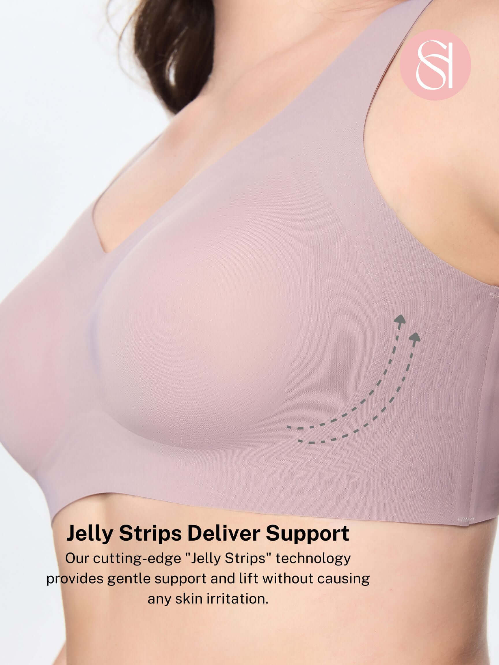 Jelly Series Bra with T shirt Design