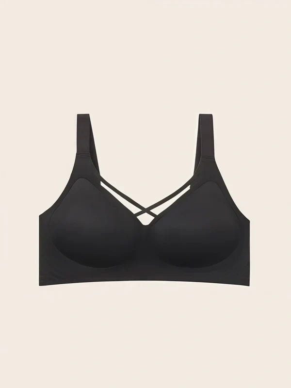 Plus Size Mesh Seamless Wireless Bra