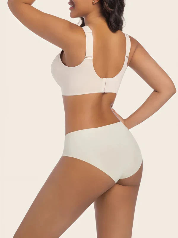 Plus Size Mesh Seamless Wireless Bra