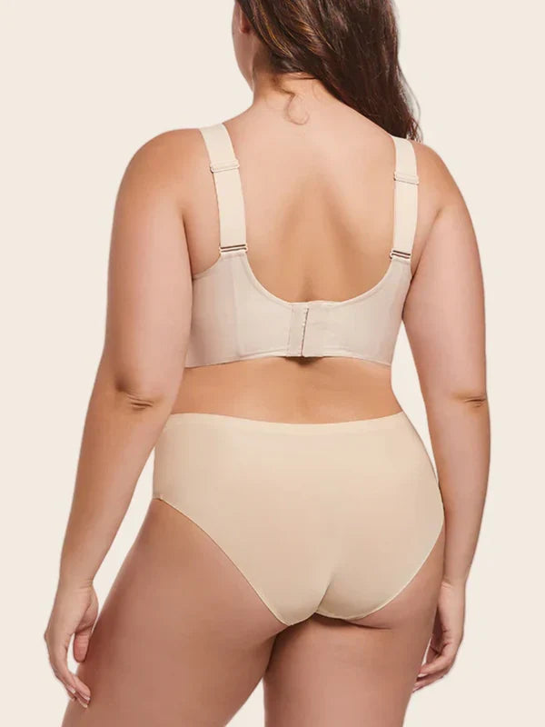 Plus Size V Neck Wireless Bra