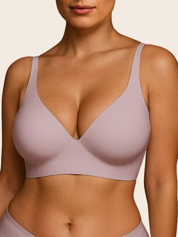 V Neck Jelly Bra with Back Clasp