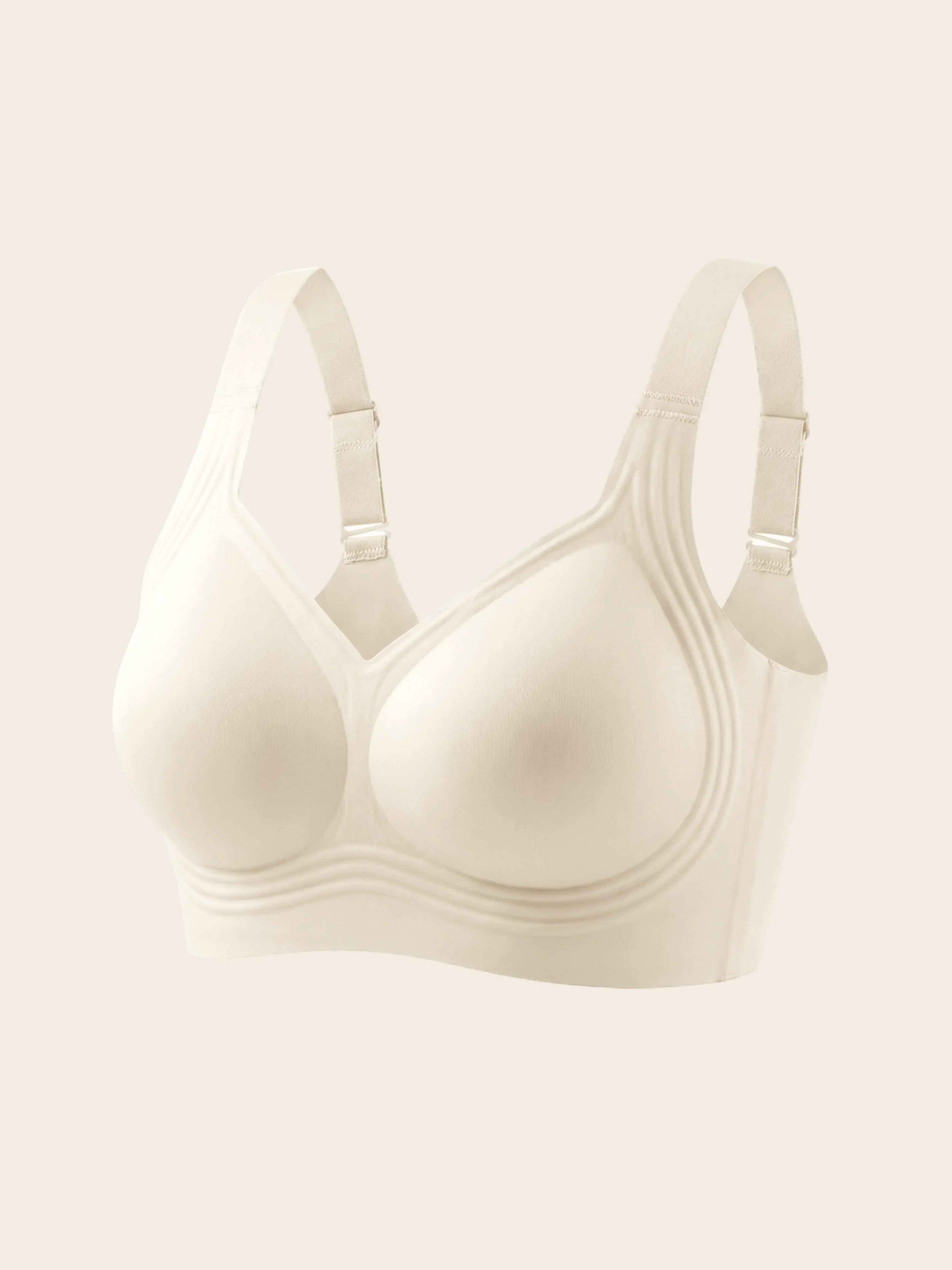 Wireless Push Up Jelly Bra Full Coverage No Underwear Seamless