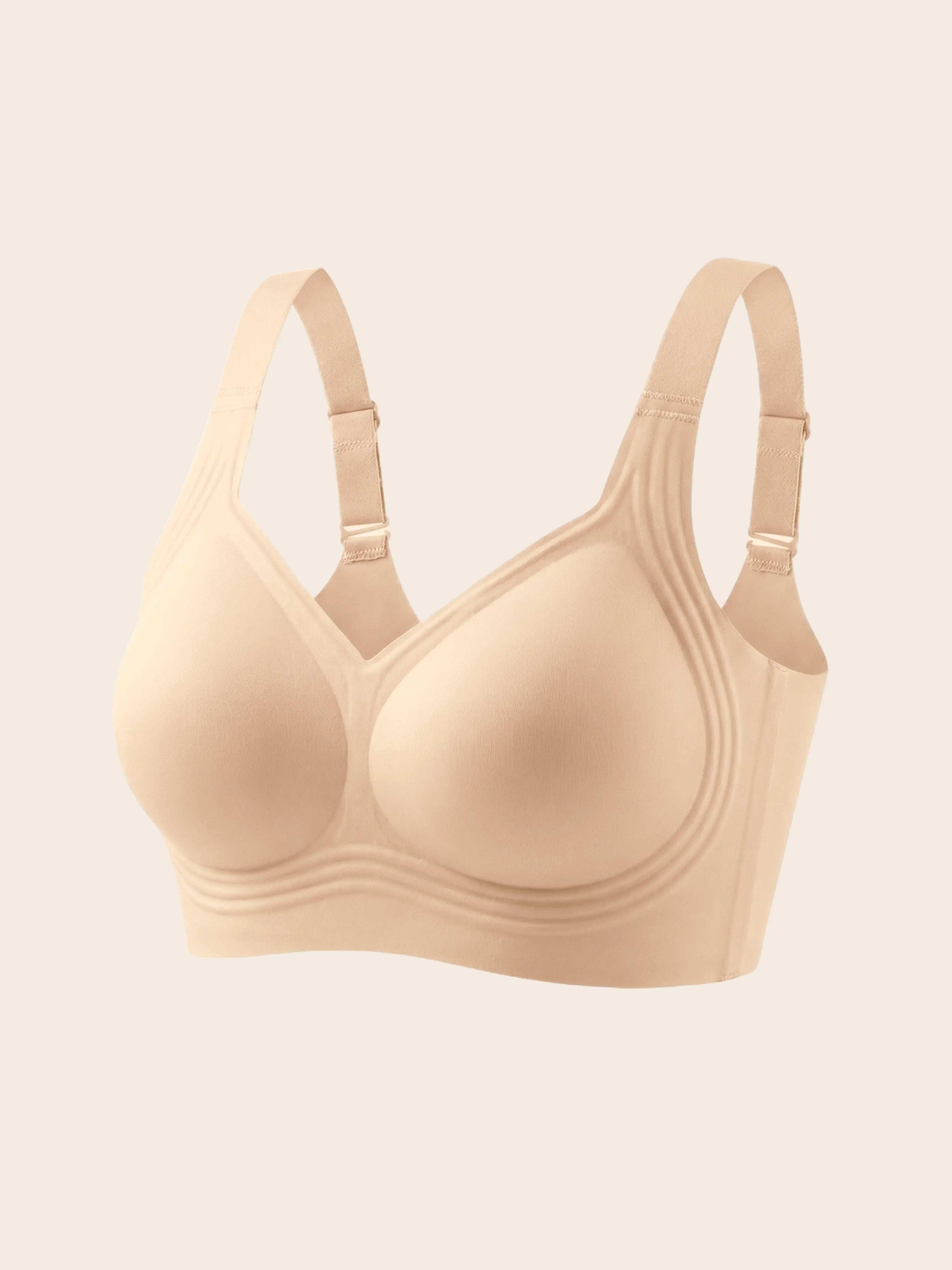 Wireless Push Up Jelly Bra Full Coverage No Underwear Seamless