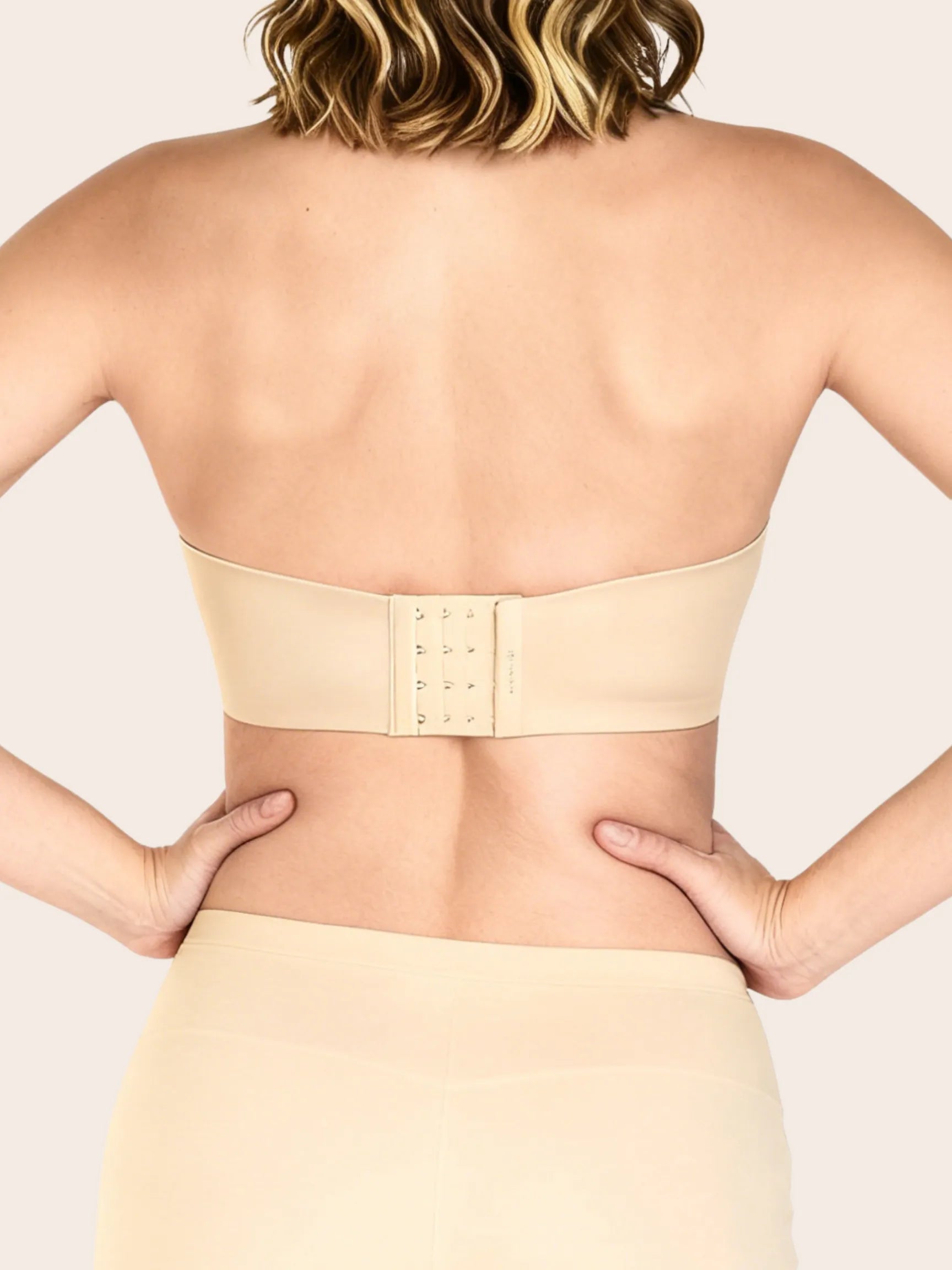 Plus Size Strapless Bra Anti-Slip Wireless Push Up Bra