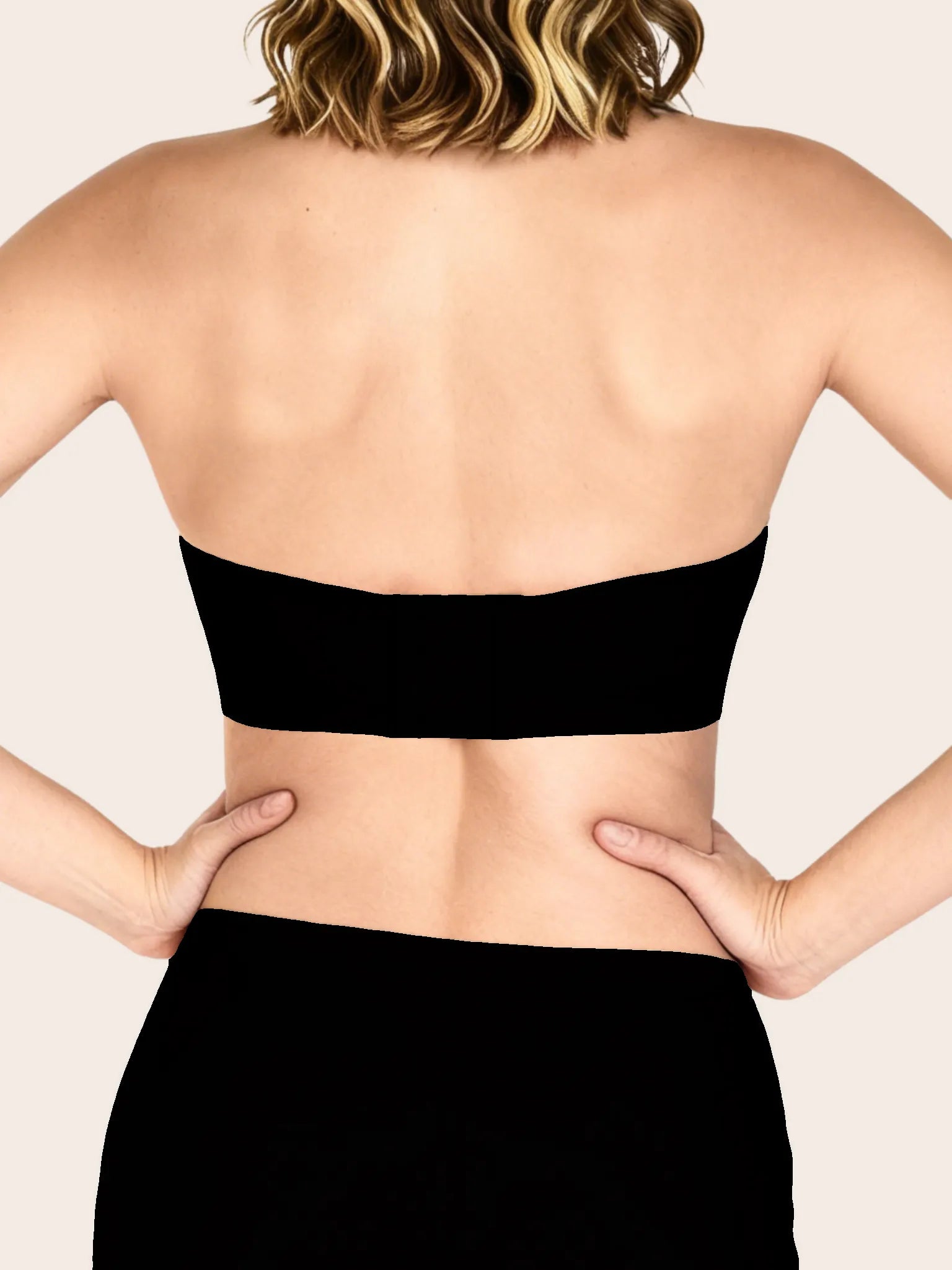 Plus Size Strapless Bra Anti-Slip Wireless Push Up Bra