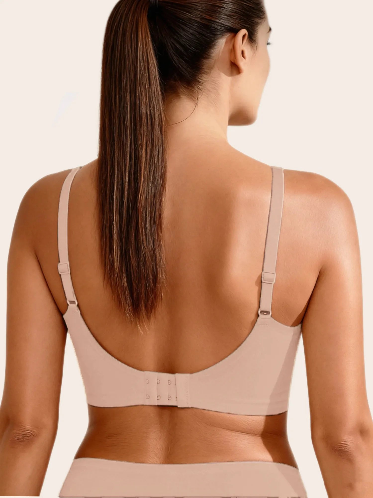 U Back No Underwire Seamless Push Up Bra Plus Size