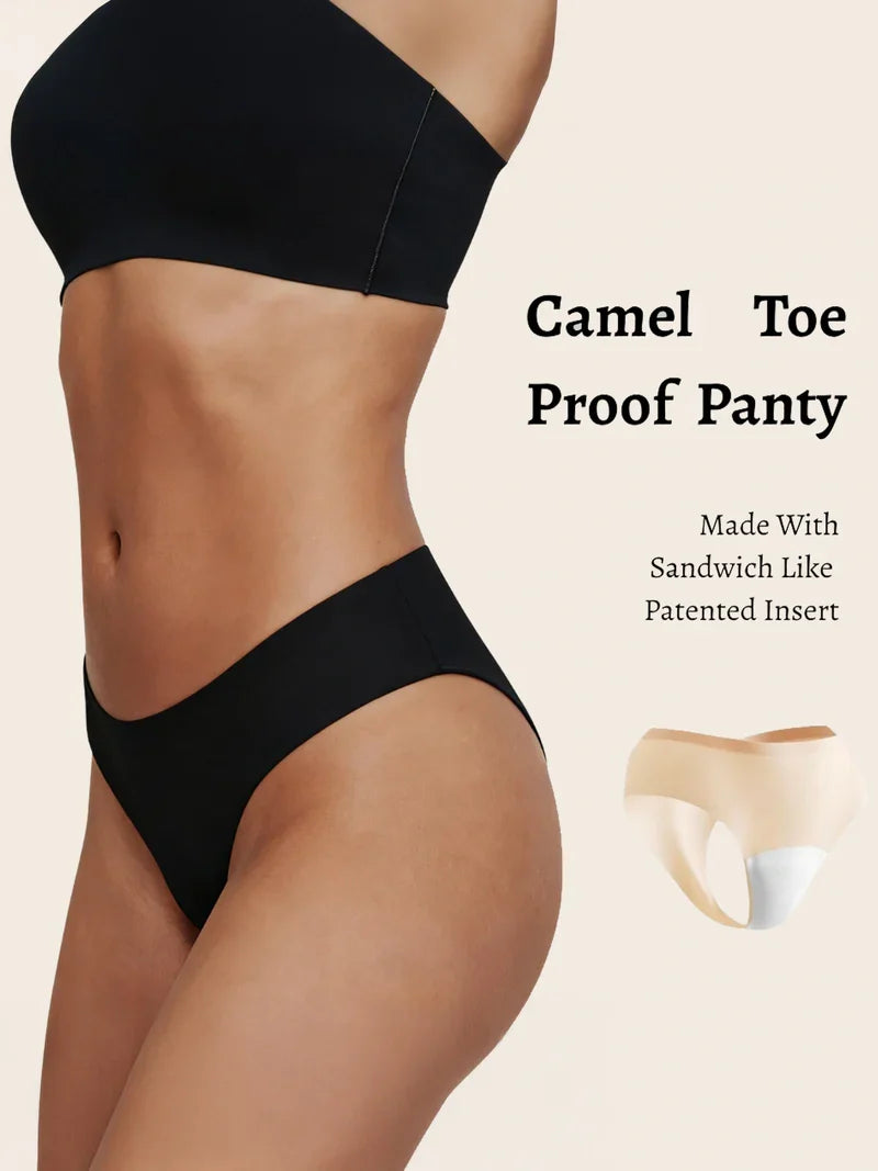 No Show Camel Toe Cover Thongs