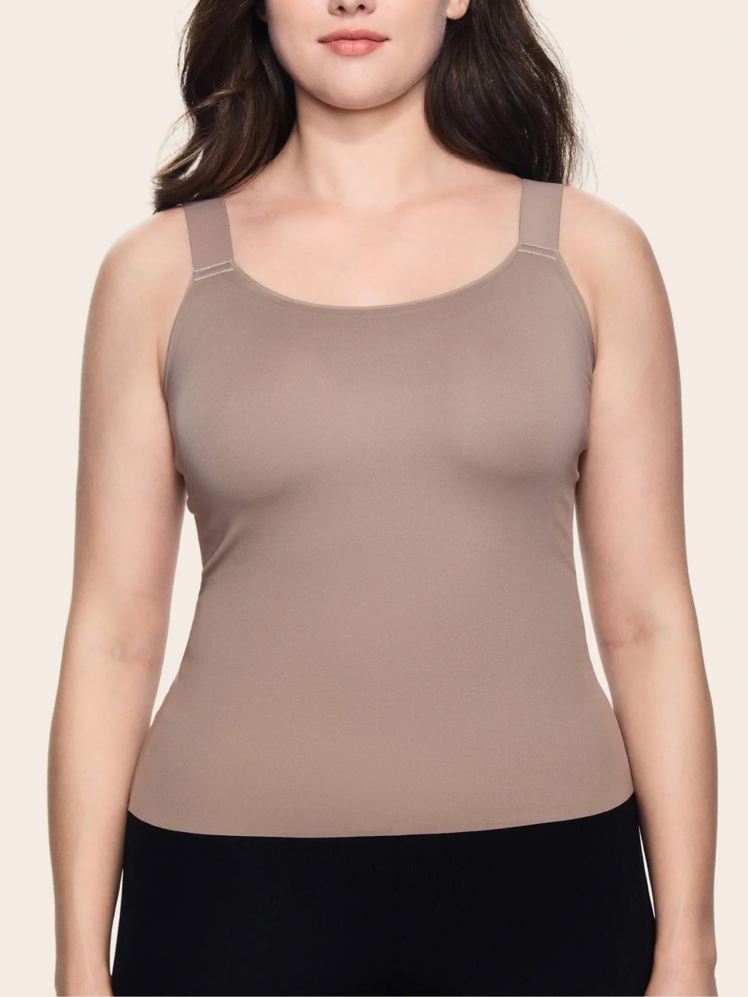 In&Out Plus Size Cami with built-in bra