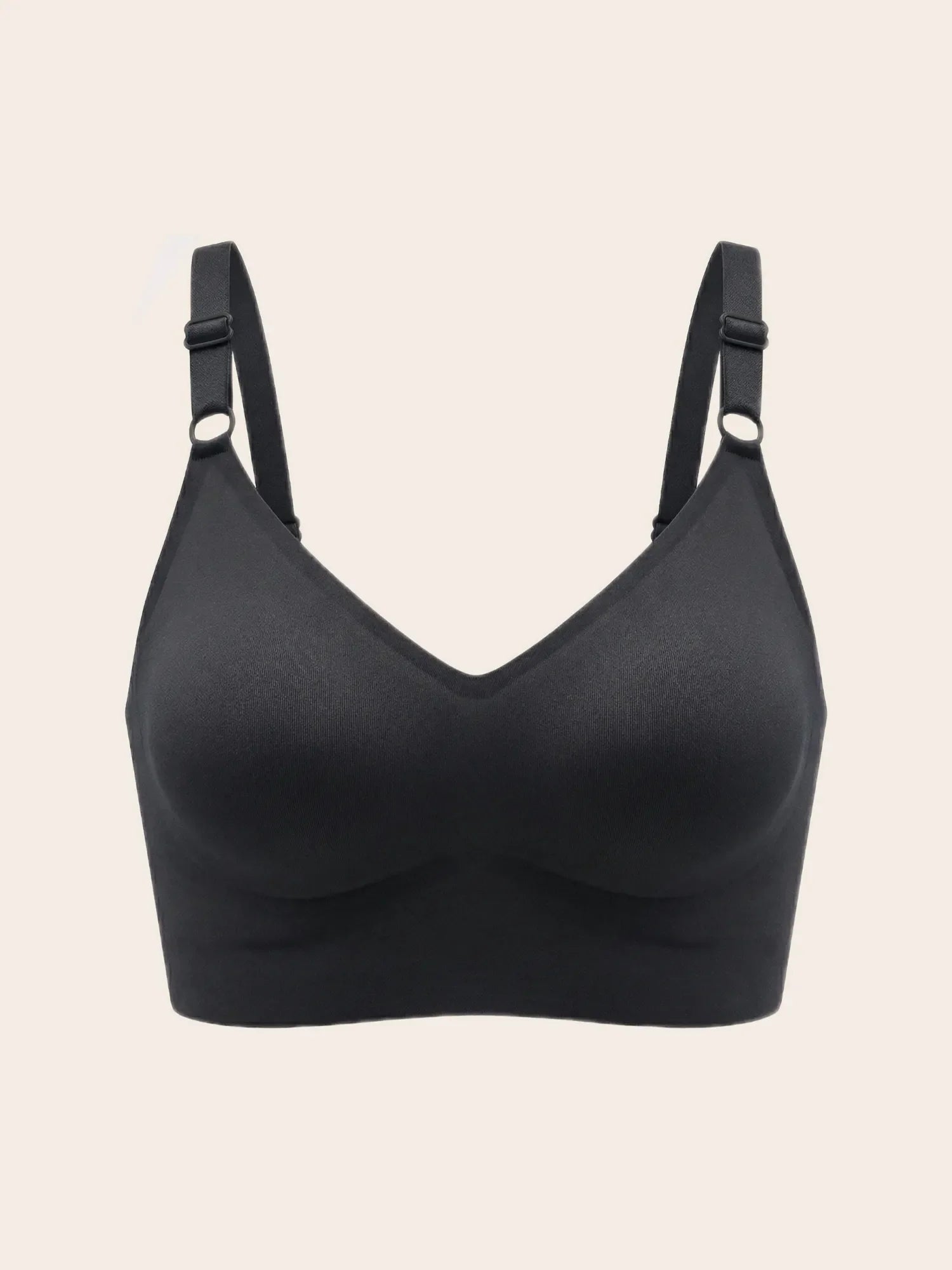 U Back No Underwire Seamless Push Up Bra Plus Size