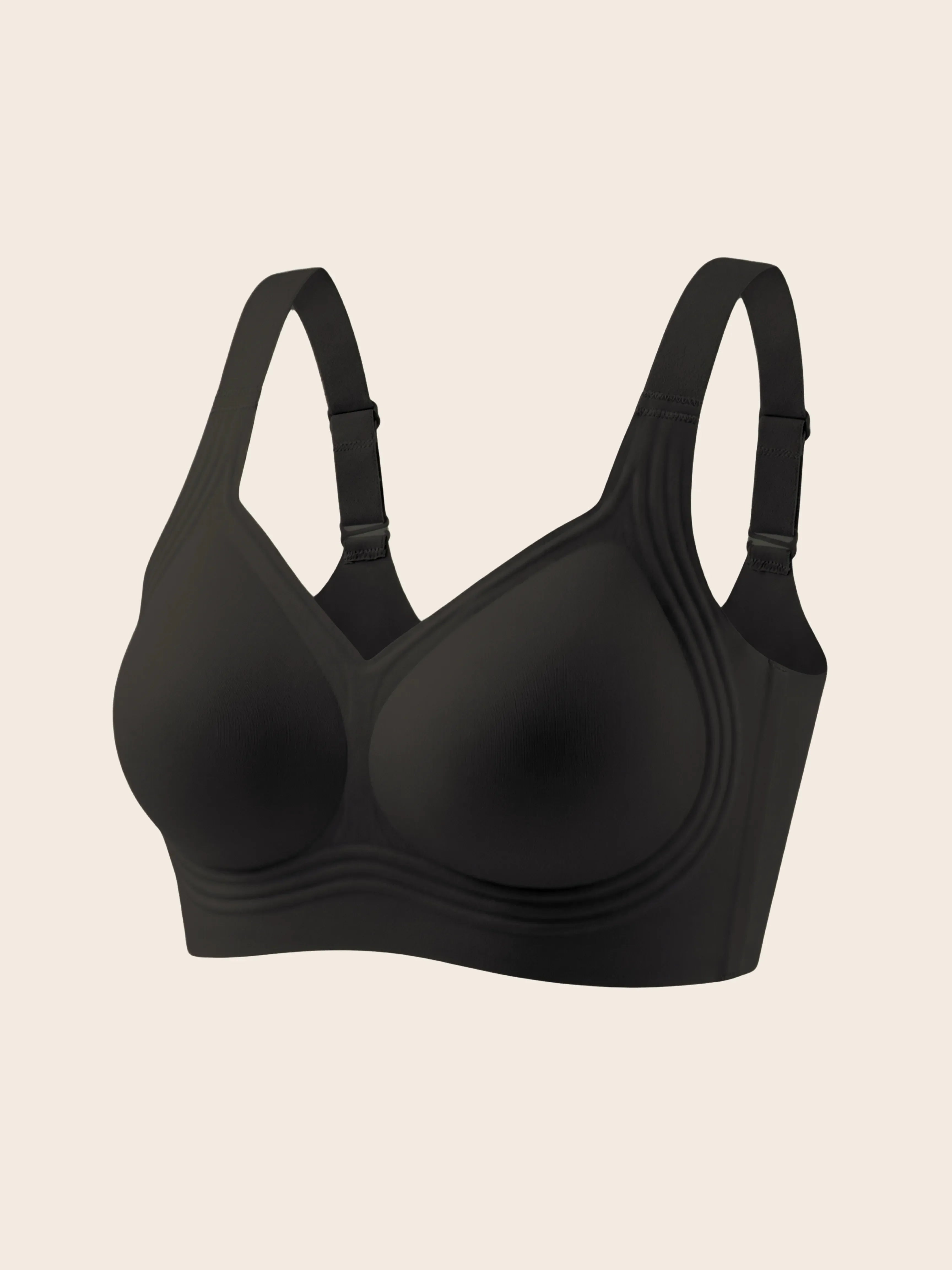 Wireless Push Up Jelly Bra Full Coverage No Underwear Seamless